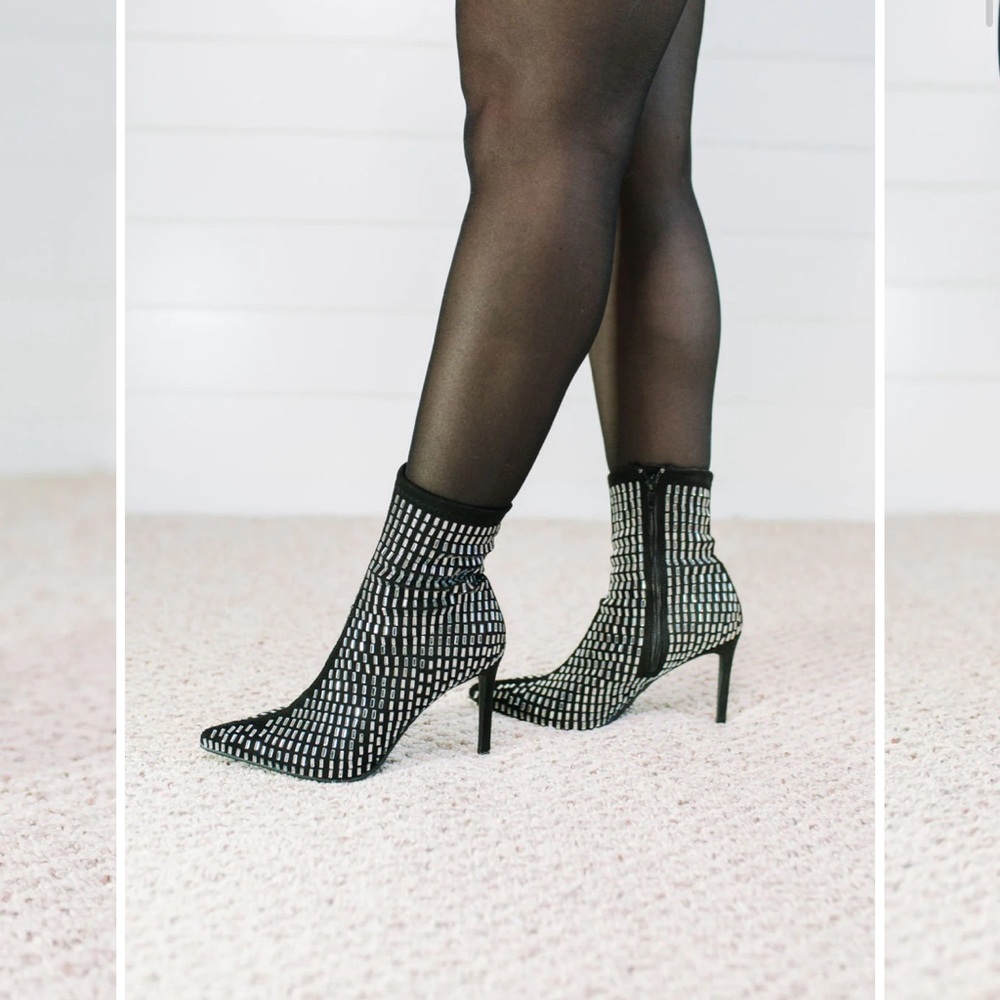 Rhinestone Holiday Bootie